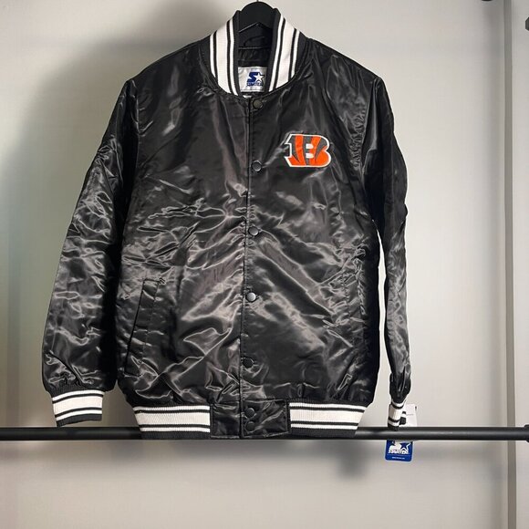 Starter Cincinnati Bengals satin jacket size L - Picture 1 of 3
